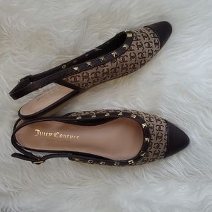 *NWOT* Juicy Couture JC Poetry slingback flats